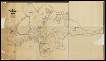Map of the Town of Boston 1648; Drawn by Samuel C. Clough, in Accordance with Information Compiled from the Records of the Colony ... Manuscript map