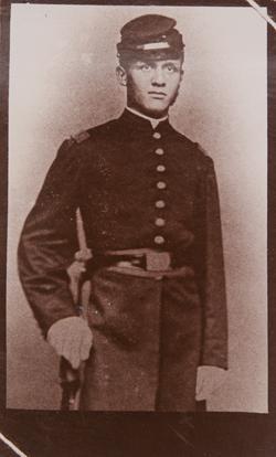 Lieutenant Frank M. Welch Copy photograph of carte de visite