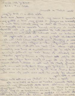 西奥多·罗斯福给亨利·卡伯特·洛奇和南希·戴维斯·洛奇的信, 1909年9月10日手稿